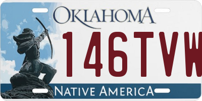 OK license plate 146TVW