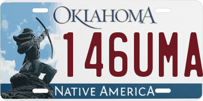 OK license plate 146UMA