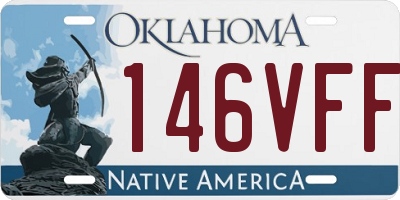 OK license plate 146VFF