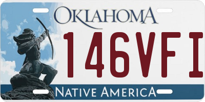 OK license plate 146VFI
