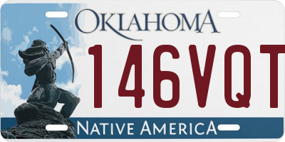 OK license plate 146VQT