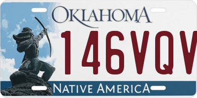 OK license plate 146VQV