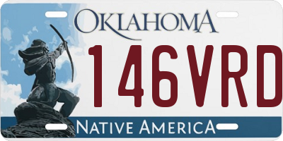 OK license plate 146VRD