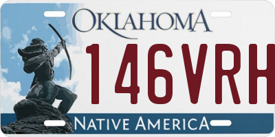 OK license plate 146VRH