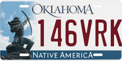 OK license plate 146VRK