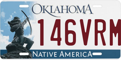 OK license plate 146VRM