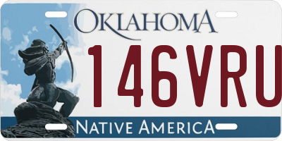 OK license plate 146VRU