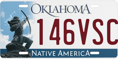 OK license plate 146VSC