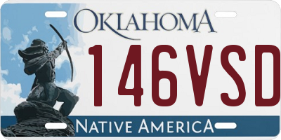 OK license plate 146VSD