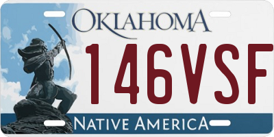 OK license plate 146VSF