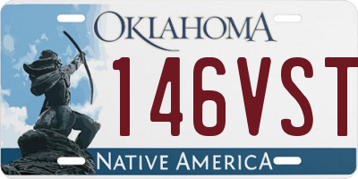 OK license plate 146VST