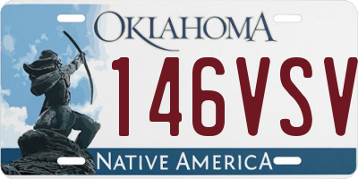 OK license plate 146VSV