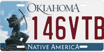 OK license plate 146VTB