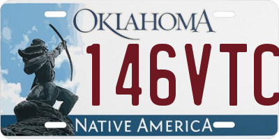 OK license plate 146VTC