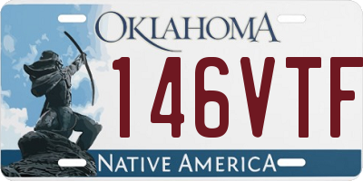 OK license plate 146VTF