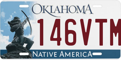 OK license plate 146VTM