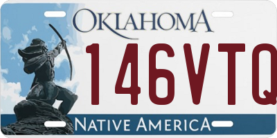OK license plate 146VTQ