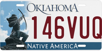 OK license plate 146VUQ