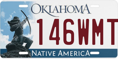 OK license plate 146WMT