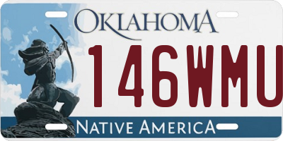 OK license plate 146WMU