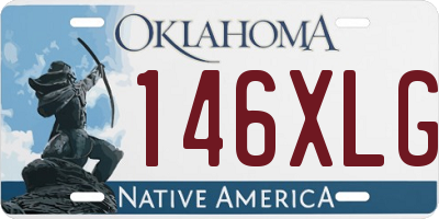 OK license plate 146XLG