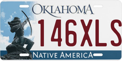 OK license plate 146XLS