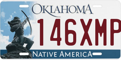 OK license plate 146XMP