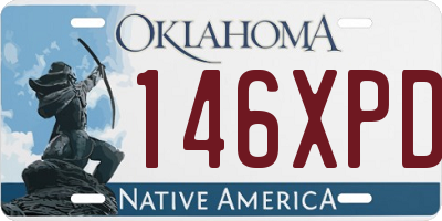 OK license plate 146XPD