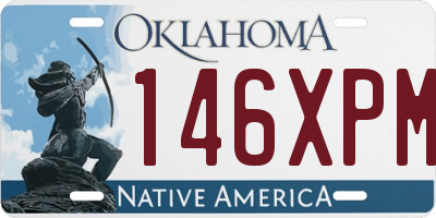 OK license plate 146XPM