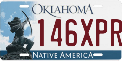 OK license plate 146XPR