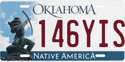 OK license plate 146YIS