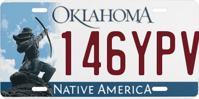 OK license plate 146YPV