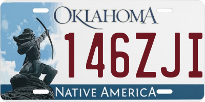 OK license plate 146ZJI
