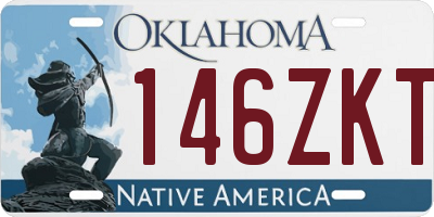 OK license plate 146ZKT