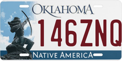 OK license plate 146ZNQ
