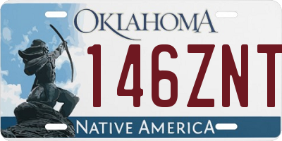 OK license plate 146ZNT