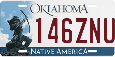 OK license plate 146ZNU