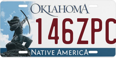OK license plate 146ZPC