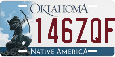 OK license plate 146ZQF