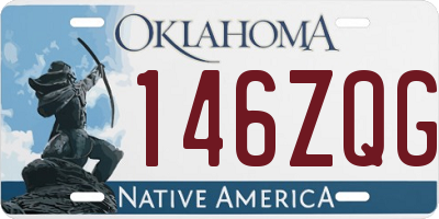 OK license plate 146ZQG