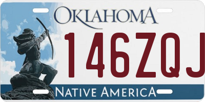 OK license plate 146ZQJ