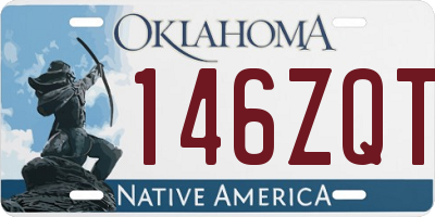 OK license plate 146ZQT