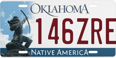 OK license plate 146ZRE