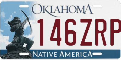 OK license plate 146ZRP