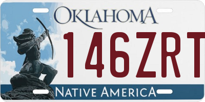 OK license plate 146ZRT