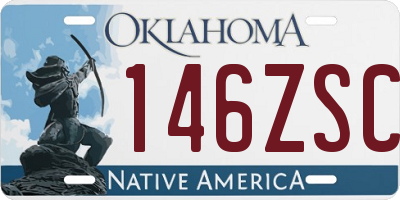 OK license plate 146ZSC