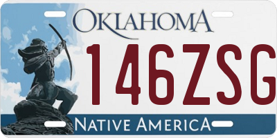 OK license plate 146ZSG
