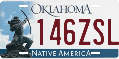 OK license plate 146ZSL