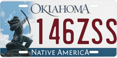OK license plate 146ZSS