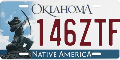 OK license plate 146ZTF